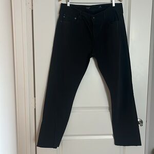 AG Jeans Pants Mens 36x32 The Everett Slim Straight Black Adriano Goldschmied